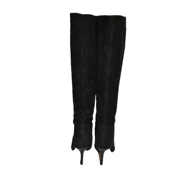 New! VERONICA BEARD Lavaca Boot Knee High Size 9.5 Black Suede M DD396A - Picture 5 of 6